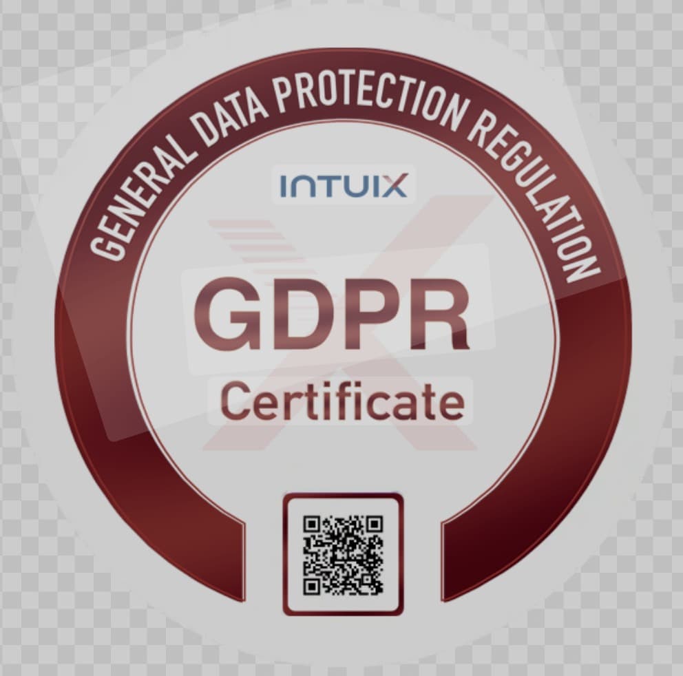 Certificado GDPR
